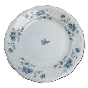 Vintage Blue Garland Bread Butter Plate Johann Haviland Bavaria Germany 6.25"